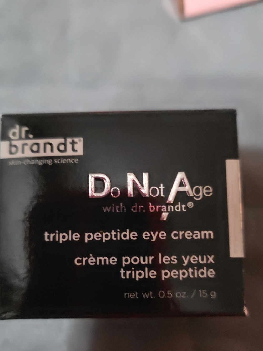 Dr. Brandt D. Not Age Triple Peptide Eye Cream - Black